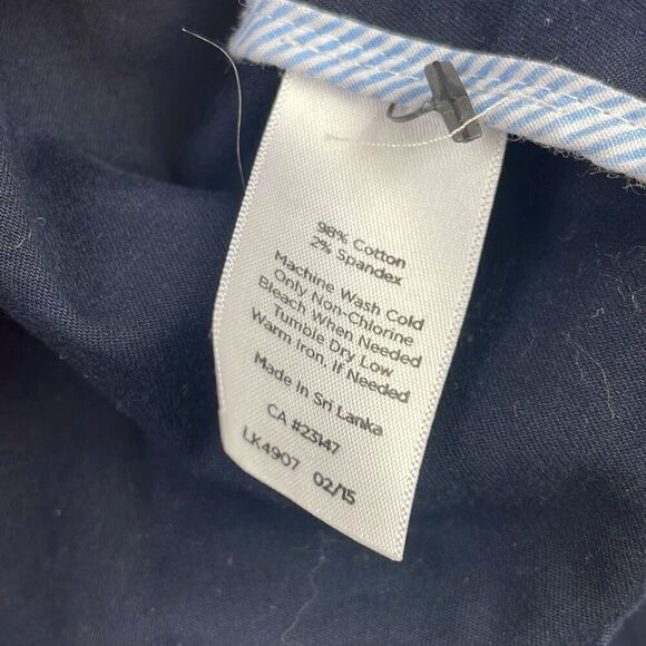 Talbots Women's Casual Cotton Blend Button Front Utility Jacket Blue Size 2 - Picture 8 of 10